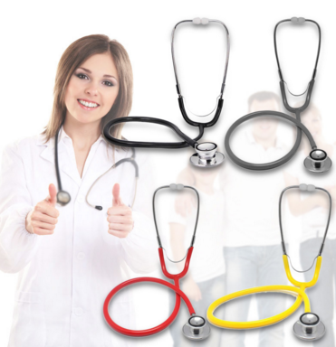 Dual Head EMT Clinical Stethoscope Medical Auscultation Device